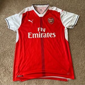 Arsenal Red and White Jersey